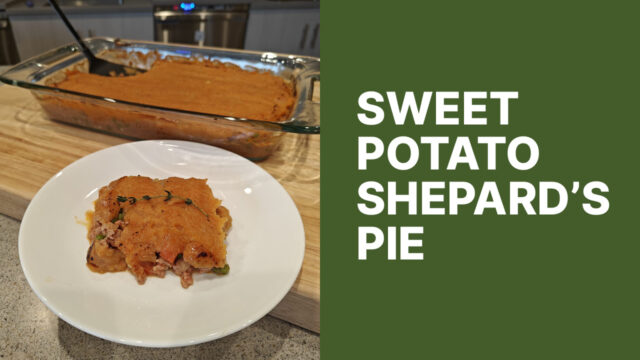 Sweet potato shepard’s pie